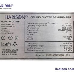Máy hút ẩm Harison HCD-150B may hut am harison hcd 150b 3