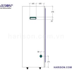 Máy hút ẩm Harison HD-150B may hut am harison hd 150b 4