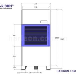 Máy hút ẩm Harison HD-192PS may hut am harison hd 192ps 3