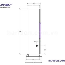 Máy hút ẩm Harison HD-360B may hut am harison hd 360b 3