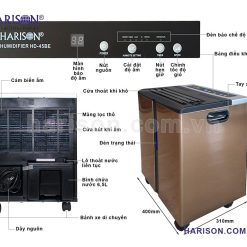 Máy hút ẩm Harison HD-45BE Máy hút ẩm Harison HD-45BE