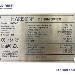 Máy hút ẩm Harison HD-504B may hut am harison hd 504b 9