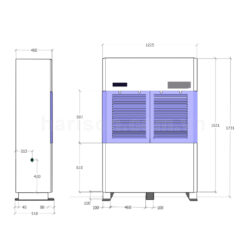 Máy hút ẩm Harison HD-504B (504L/Ngày) may hut am harison hd 504b anh 9